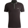 Hugo Boss Stretch-Cotton Polo Shirt with Stripes and Logo - Dark Grey