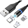 Nördic USB2-113 480Mbps 3A 2.0 USB A - USB C/Lightning (Non MFI)/Micro USB M-M 1m