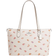 Coach Gallery Tote Bag With Snail Print - Silver/Chalk Multi