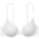 Victoria's Secret Pink The T-shirt Lightly Lined Pointelle Demi Bra - VS White