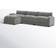 Wade Logan Arlynda Gray Sofa 118.9" 4 Seater