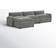 Wade Logan Arlynda Gray Sofa 118.9" 4 Seater