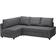 Ikea Friheten Klagshamn Skiftebo Dark Grey Sofa 230cm 4-Sitzer