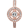 Pandora Vintage Circle Ring - Rose Gold/Transparent