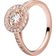 Pandora Vintage Circle Ring - Rose Gold/Transparent