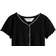 H&M Kid's Ribbed Cotton T-shirt - Black (1241779003)