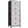 REAHOME Vertical Narrow Dark Taupe Chest of Drawer 17.7x44.1"