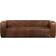 Hokku Designs Genavive Chocolate Brown Sofa 92" 3 Seater
