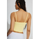 Garage Felicia Cami Top - Double Cream Yellow