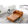 Simplie Fun Modern Brown Sofa 47.6"