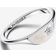 Pandora ME Halved Signet Ring - Silver/Transparent