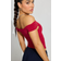 Garage Fiona Off Shoulder Top - Jester Red