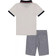 Tommy Hilfiger Boy's Tipped H Polo Shirt & Vertical Stripe Shorts 2 piece Set - Assorted