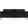 Nouhaus Luxury Convertible Black Sofa 85.8" 3 Seater