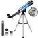 Telescope for Kids & Beginners, Kids Telescope 50mm Aperture 360mm AZ, 90X Magnification Astronomical Refracting Telescope with Tripod for Kids to Explore The Moon and Star Blue