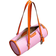 Coach Barrel Bag In Pebbled Coachtopia Leather - Bright Magenta/Sun Orange