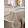 Saro Lifestyle Moldura Collection Tablecloth White, Natural (264.2x170.2)