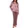 Lady Avenue Satin Long Sleeve Pyjamas - Winter Rose