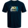 Jack & Jones Printed Crew Neck T-shirt - Blue/Navy Blazer