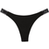 PINK Logo Cotton High-Leg Thong Panty - Pure Black