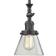 Innovations Lighting Small Cone 206-OB-G62 Oiled Rubbed Bronze/Clear Pendant Lamp 6"