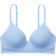 PINK Seamless Wireless Push Up Bralette - Harbor Blue