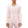 boohooMAN Skinny Single Breasted Linen Suit Jacket - Light Pink