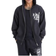 boohooMAN Men's Oversized Masked Character Zip Up Hoodie - Black