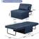 Saemoza 4 in 1 Multi-Function Navy Blue Sofa 36" 1 Seater