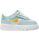 Nike Force 1 Low EasyOn TDV - Glacier Blue/Light Lemon Twist/Aquarius Blue/Total Orange