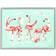 Stupell Silly Flamingos Toilet Paper Rolls Bathroom Illustration Gray Framed Art 20x16"