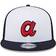 New Era Atlanta Braves White 2024 Batting Practice 9FIFTY Snapback Hat