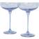 Estelle Colored Glass Cobalt Blue Champagne Glass 8.25fl oz 2pcs