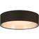 AllModern Murphie Black/Brushed Nickel Ceiling Flush Light 15.9"