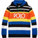Polo Ralph Lauren Logo Striped Fleece Hoodie - Polo Black Multi