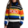 Polo Ralph Lauren Logo Striped Fleece Hoodie - Polo Black Multi