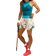 Nike Dri-Fit Court Slam Skirt Women - Coconut Milk/Teal Nebula/White