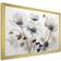 Design Art Buttercups Fields On Gray I Gold Framed Art 32x24"