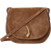 Little Liffner Maccheroni Saddle Bag - Chestnut Suede