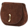 Little Liffner Maccheroni Saddle Bag – Dark Brown Suede