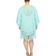White Mark Crocheted Fringed Trim Dress Cover Up Plus Size - Mint