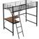 MOEO Twin Size Metal Loft Bed