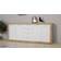 Baccio White/Artisan Oak Sideboard 197x92cm