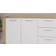 Baccio White/Artisan Oak Sideboard 197x92cm