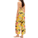 Desigual Tropical Halter Neck Jumpsuit - Yellow