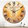 Design Art Jesus Modern Devotion II Orange/Yellow Wall Clock 23"