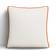 AllModern Lombard Wool Complete Decoration Pillows Beige, Orange (45.7x45.7cm)