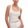 Good American Lightweight Ribbed Cotton Tank - Cloud White