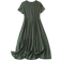Shein LUNE Plus Size Women's Round Neck Drawstring Waist Dress