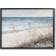 Stupell Traditional Beach Coast Line Tall Grass Black Framed Art 30x24"
